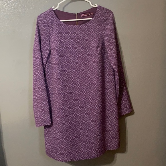 Prana Cece Purple Geo Dress - Picture 4 of 11